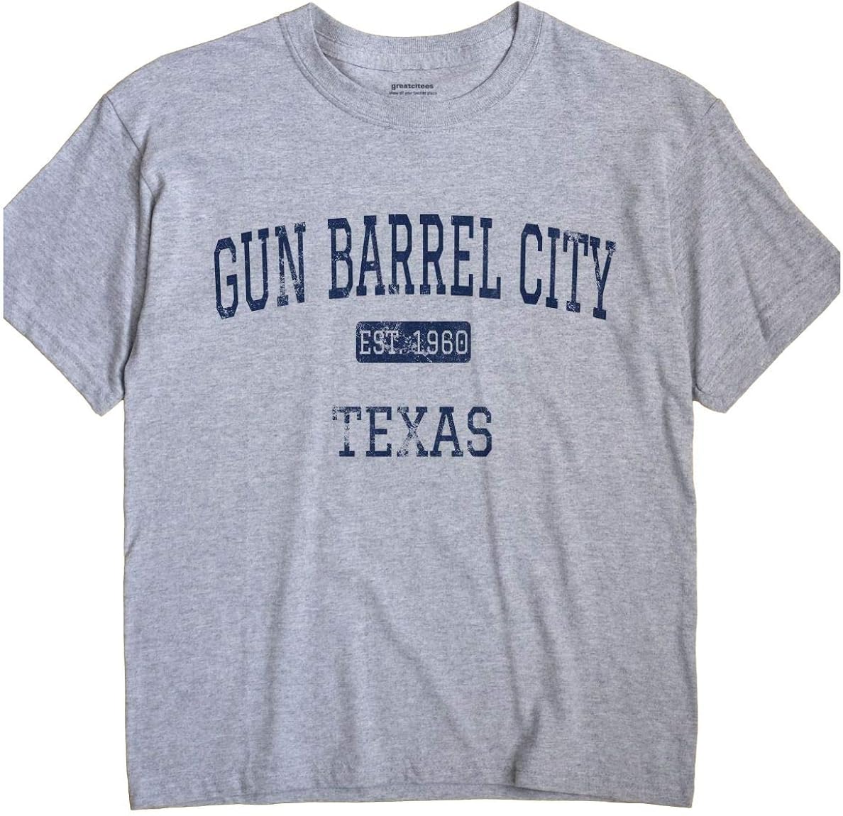 GreatCitees Gun Barrel City Texas TShirt EST Clothing