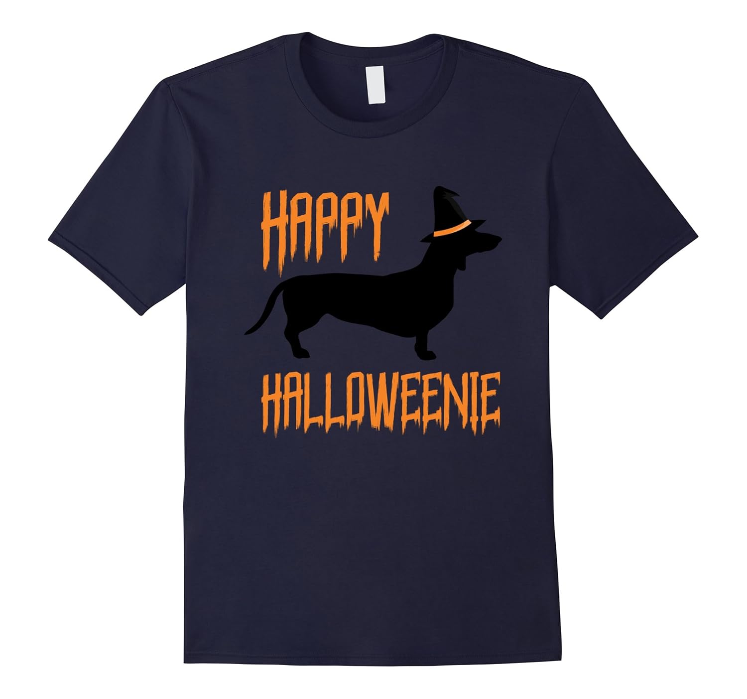 Happy Halloweenie Halloween Dachshund Dog Gift Shirt-ANZ