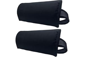 OSTLTTYN 2 Pack Head Pillow for Lounge Chair Zero Gravity Chair Patio Lawn Adirondack Chair, Large Zero Gravity Chair Cushion w/Adjustable Elastic Band, Soft Recliner Head Pillow for Indoor Outdoor