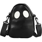 Halloween Purse Novelty Ghost Purse for Women Men Cute Crossbody Bag Satchel Bag Novelty Shoulder Bag