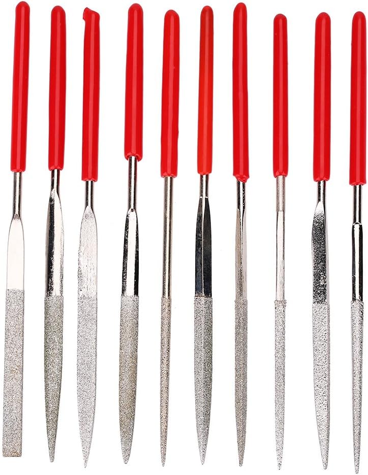 10Pcs Guitar Violin Polish Files Different Shapes Professional Metal
