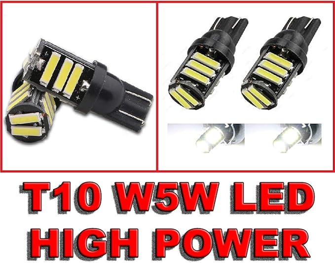 2 x Vivaro Primastar Camper Van LED SIDE LIGHT BULBS BRIGHT WHITE T10