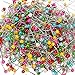 KINGSO 800pcs Round Pearl Head Dressmaking Pins Weddings Corsage Florists Sewing Pin Mixed Color