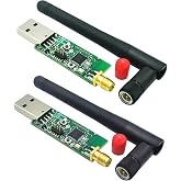 2Pcs Wireless Zigbee CC2531 Sniffer Bare Board Packet Protocol Analyzer Module with External Antenna USB Interface Dongle Capture Packet Module