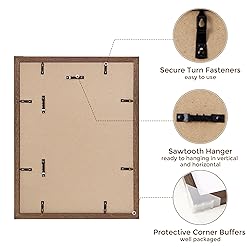 12x16 Picture Frames, Solid Oak Wood