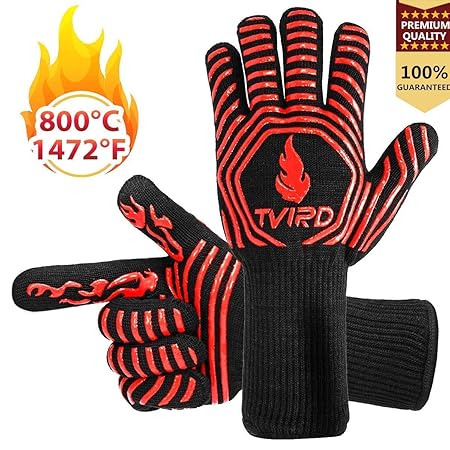 Tvird Guantes para Barbacoa, Guantes para Horno, Resistencia ...