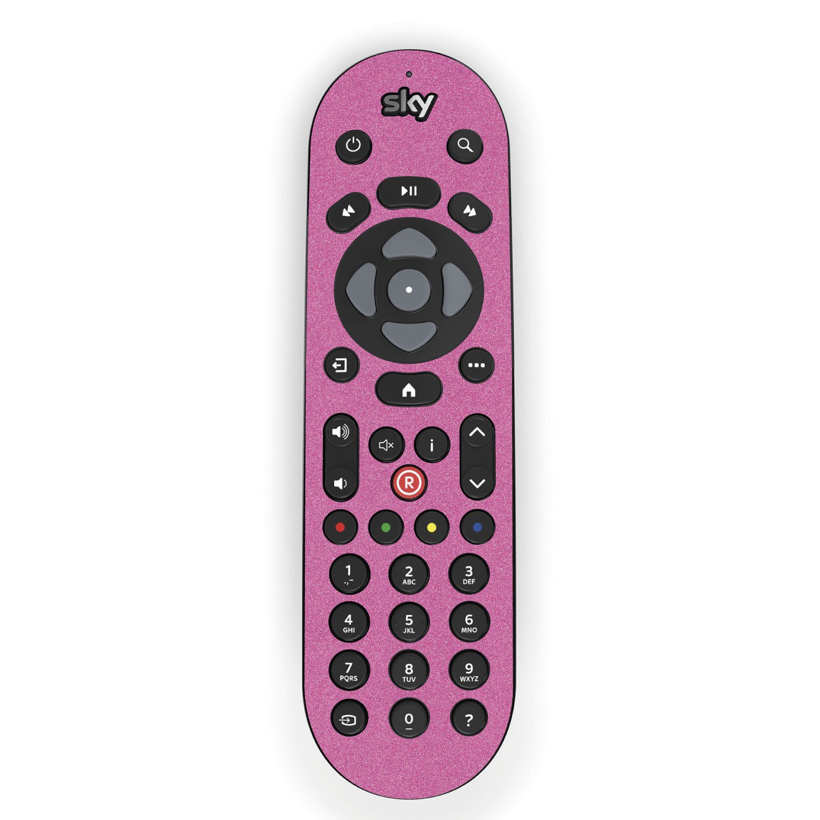 Gloss Glitter Jellybean Pink Skin Sticker for Remote Controllers