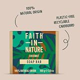 Faith In Nature Coconut Hand Soap Bar 100g Natural Vegan Cruelty Free view 6