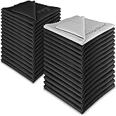 MagicFiber Microfiber Cleaning Cloths 30 Pack 6x7”- Premium Eye Glasses Cleaner for Lens and Screens I Scratch-Free Streak-Fr