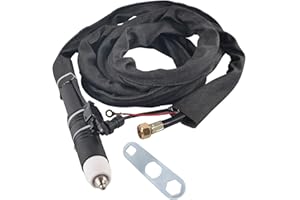 P80 Plasma Cutter Torch Gun,7M/23ft High Frequency Pilot Arc Non-Touch Plasma Cutting Equipment,P80 Straight Head Gun CNC,Fit