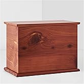 AspenStudio Legacy Cedar Wooden Urn for Cremation Ashes Handcrafted Urn for Adult Human by Aspen Studio