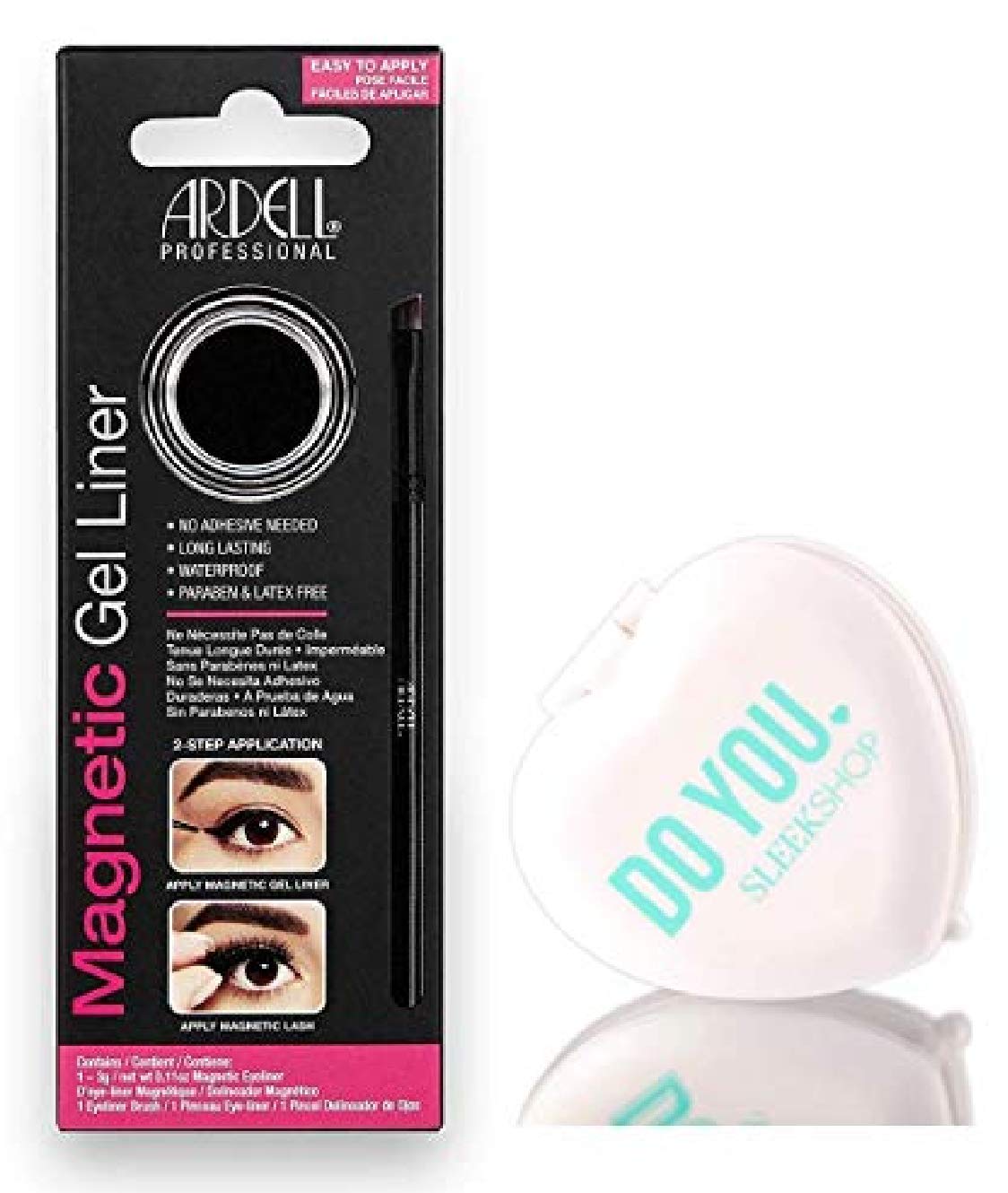 Ardell Professional Magnetic Gel Liner(with Sleek Compact Mirror) (Magnetic Gel Liner)