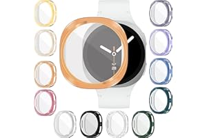 YUVIKE [12 Pack] Watch Screen Protector for Galaxy Watch8 40mm, Soft TPU Watch Case Protective Cover for Samsung Galaxy Watch8 40MM(SM-L320)