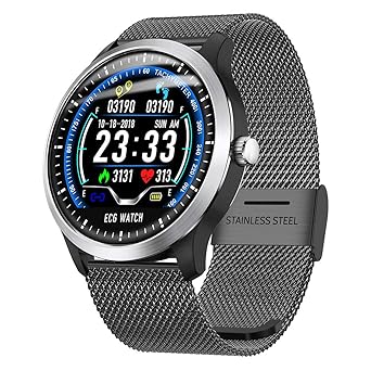 Amazon.com: Balakie Mens Smart Watch ECG Display Blood ...