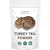 Turkey Tail Mushroom Powder 8 oz - Natural Mushroom Supplement, Contains PSP and PSK, Pet Friendly