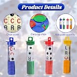 hioseyre Left Right Center Dice Game 4 Tubes 12 Dices 96 Chips 4 Colors view 3