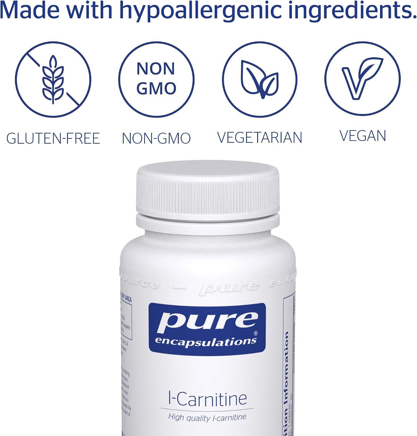 Pure Encapsulations L-Carnitine 340mg - Bioavailable Amino Acid - 60 Vegetarian Capsules, 60 count (Pack of 1) - Image 5