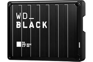WD_BLACK 6TB P10 Game Drive, Portable External Hard Drive, Works with PlayStation, Xbox, & PC - WDBZ7D0060BBK-WESN