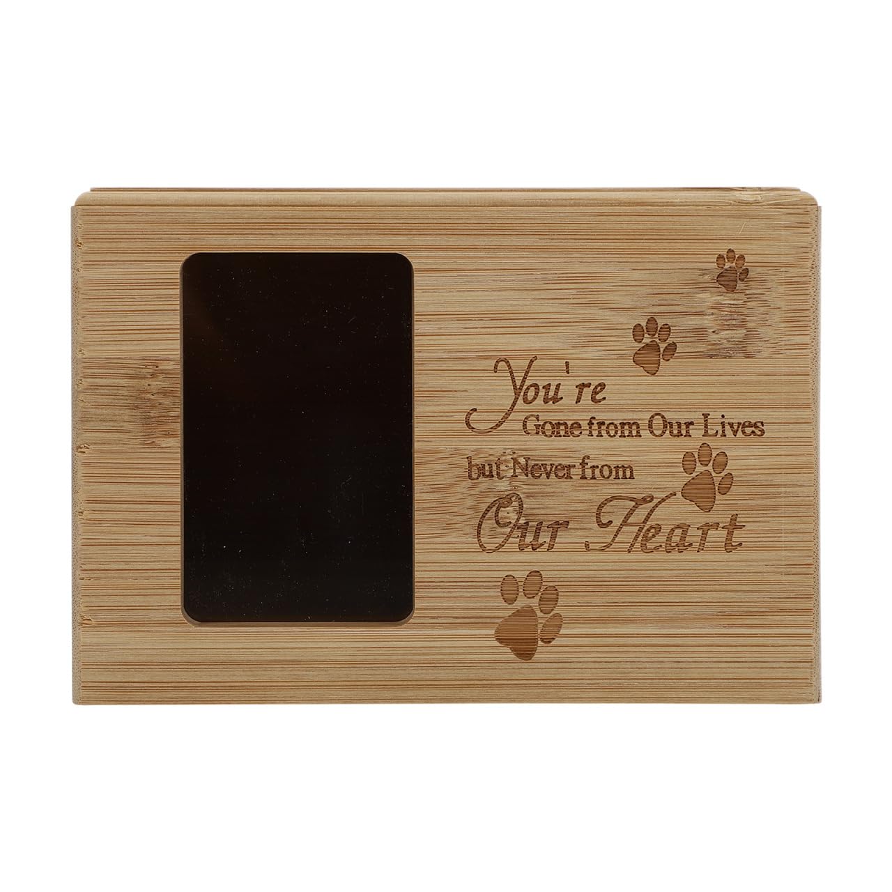 Generic Pet Cremation Urn 4.3X4.3X6.3 Inch Cinerary Casket for Dogs and Cats Memorial Ashes Storage Box with Commemorative Engraving Portable and Durable