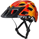 SIFVO Kids Bike Helmet for Boys and Girls Ages 8-14 Adjustable Youth Helmet with Detachable Visor Lightweight, Safe & Stylish Cycling Bicycle Helmets for Kids 54-57cm