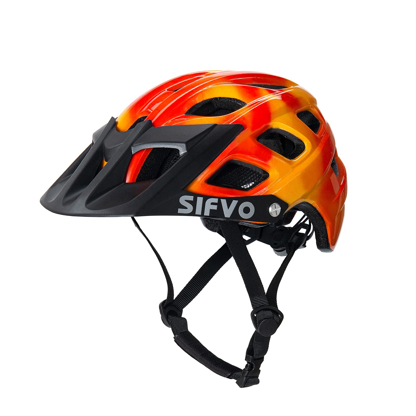 SIFVO Kids Bike Helmet Kids Helmet Age 6 + Boys and Girls Bike Helmets with Cool Visor, Bike Helmets for Kid, Youth Bike Helmet Adjustable & Lightweight (54-57cm)