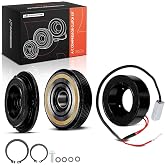 A-Premium Air Conditioner AC Compressor Clutch Kit | Compatible with Mazda 3, 3 Sport, 2010 2011 2012 2013, 2.0L, With 5-Grooves Pulley, 120mm Pulley