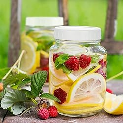 AOZITA Wide Mouth Mason Jar Lids [16 Pack] for