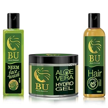 Buy Bu Healthcare 100 Organic Herbal Face And Hair Kit Anti