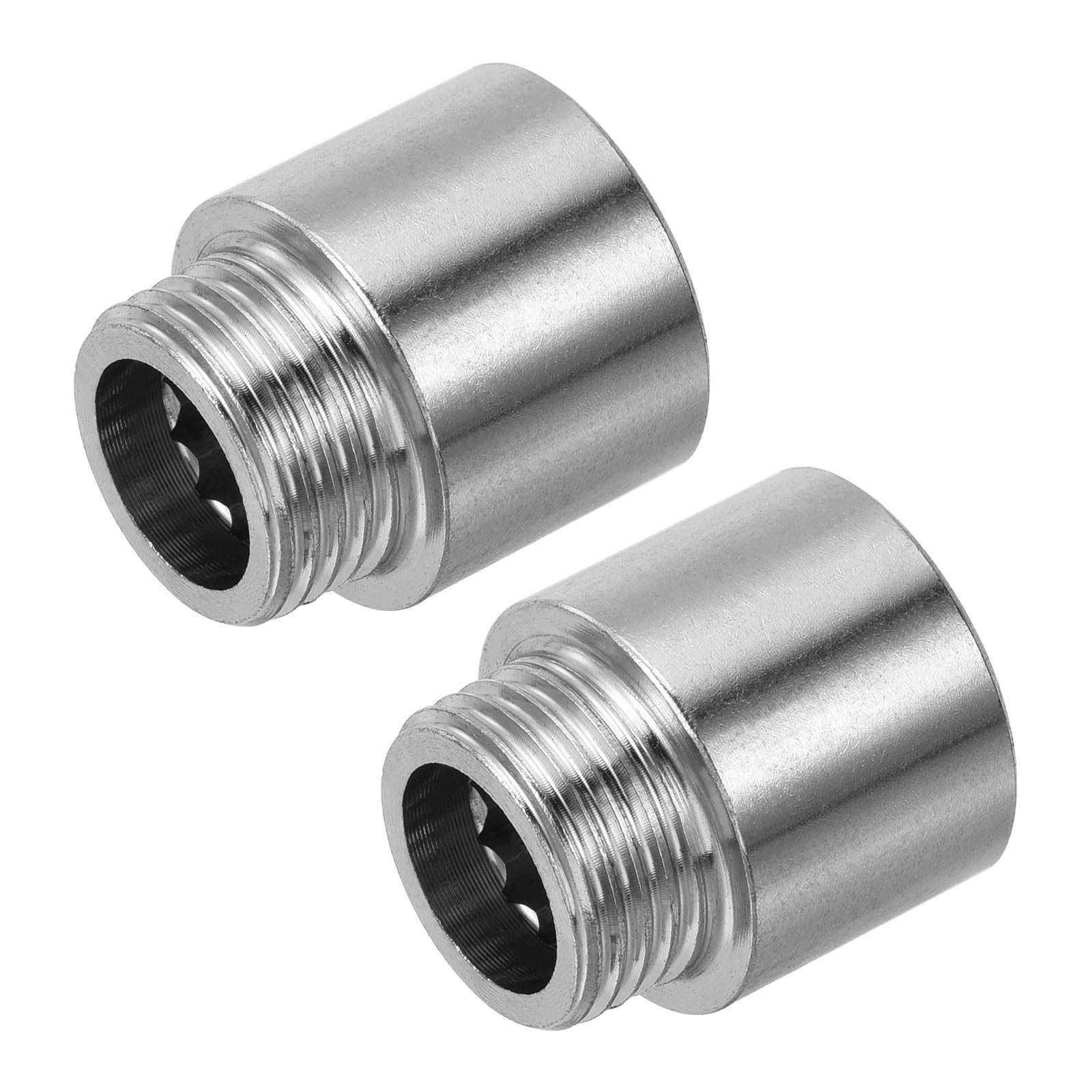 Unifizz Shower Head Extension Arm,30mm Shower Arm Extension Shower Head Extender 201 Stainless Steel G1/2 Male to Female Thread 2Pcs