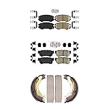 Transit Auto Front Rear Ceramic Disc Brake Pads Kit