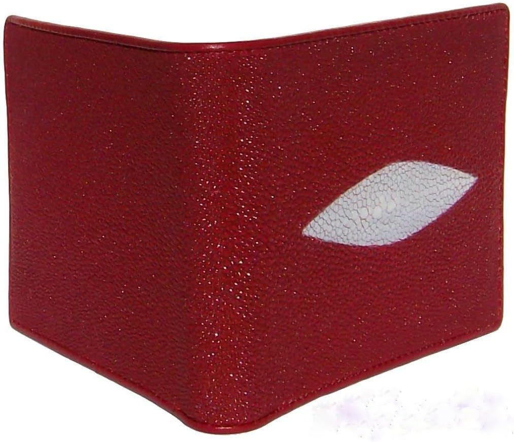 "Best Seller thailand"Red Authentic Thailand Stingray Men's Bi-fold Wallet