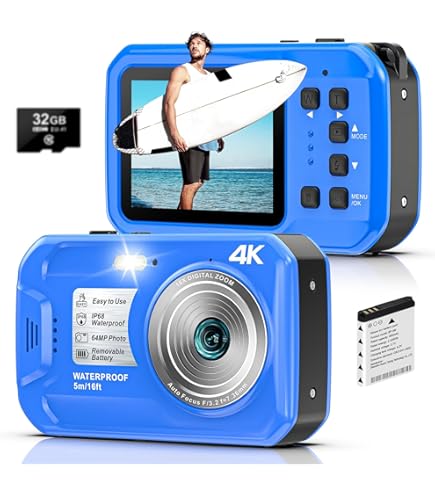 Undeewater Camera Underwater Camera, Waterproof Digital