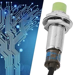 wosume Sensor de proximidad, PR12-4AC AC Tipo 2 Hilos Normalmente