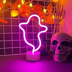 Halloween Decoration Ghost Neon Sign with