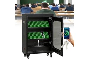 Mobile Charging and Storage Cart, for i-pad and Phones, Cell Phone Locker, Mobile Phone Charging Cabinet, Smartphone Charging