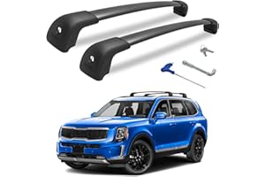 HmmtyRack Roof Rack Cross Bars Fit for Kia Telluride 2019-2026 EX S SX SX-Prestige (Not for LX, X-Line, X-Pro), Aluminum 300lbs Lockable Roof Rails Crossbars Rooftop Cargo