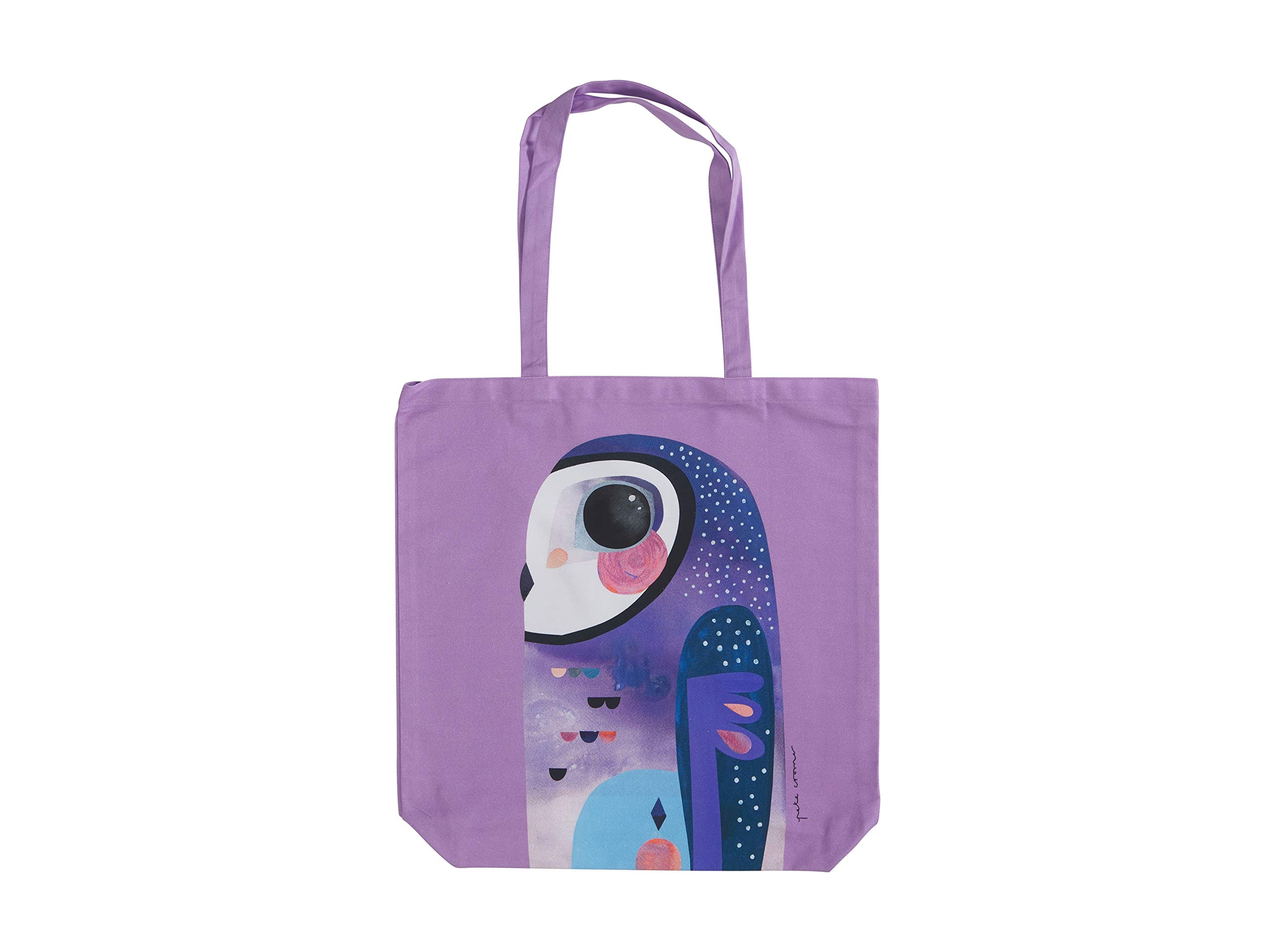 Maxwell & Williams Pete Cromer Large Tote Bag, Owl Print, 1% Cotton, 42 x 41 cm