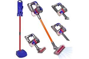 BAYMI 3-in-1 Kids Vacuum That Really Works - Toddler Vacuum Cleaning Toy Set, Kids Working Play Vacuum Cleaner with Real Suction, Montessori Housekeeping Toy for Toddlers 3 4 5 6+