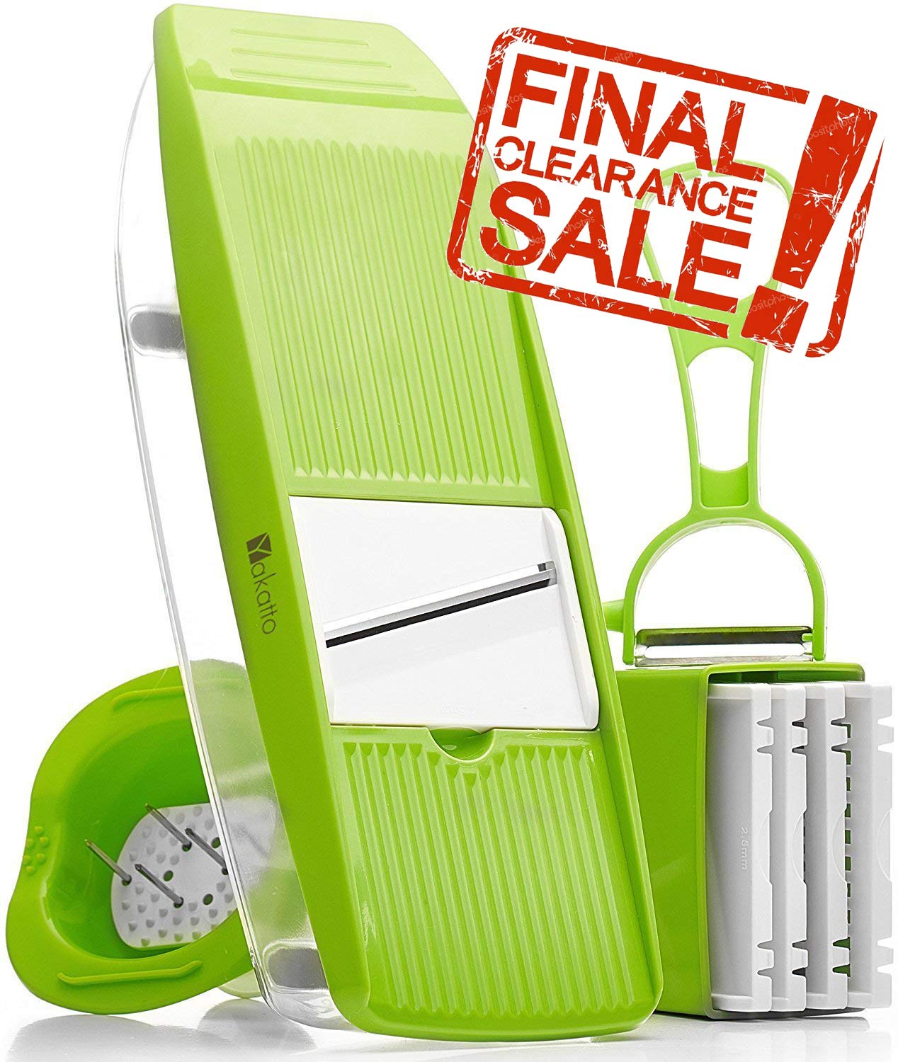 Yakatto Mandoline Slicer Kitchen Potato Slicer Vegetable Grater