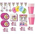 Shopkins Deluxe Girls Birthday Complete Party Pack Decoration Kit for 16