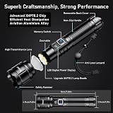 Blukar Rechargeable Flashlight, Ultra Bright LED, 5 Modes, 5000mAh, IP67 view 8