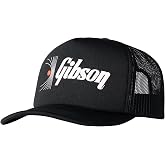 Gibson Soundwave Foam Trucker Hat, Black