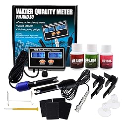 pH/EC Conductivity Meter with ATC Water Quality