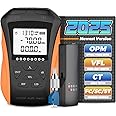 YGGYM Optical Power Meter with Visual Fault Locator, Fiber Light Meter with Cable Tester Function and Li-ion Battery USB Charge for FC/SC/ST Universal Interface