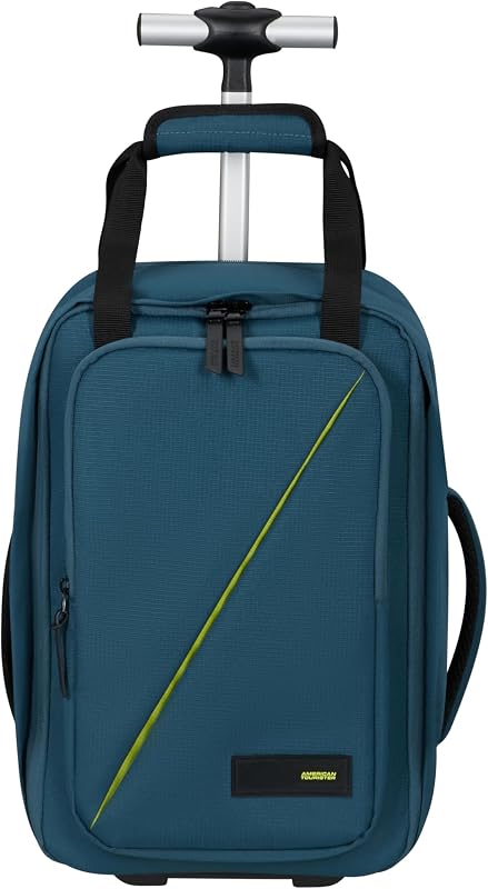 Take2Cabin - Mala de Cabine Ryanair 40 x 25 x 20 cm, 20 l, 1,40 kg, Mochila com rodas, bagagem de mão, Mochila S debaixo do assento, azul (Harbor Blue)