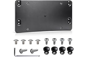 TOVIIEA Rear License Plate Bracket Holder Fit for 2007-2025 Mercedes-Benz, Standard 6"x12" Tail Bumper Car Tag Holder Frame Replace with Screws & Wrench,OEM 1698170211 & A0008101711