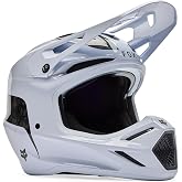 Fox Racing Unisex V3 RS Motocross Dirt Bike Helmet, White Fracture, Medium