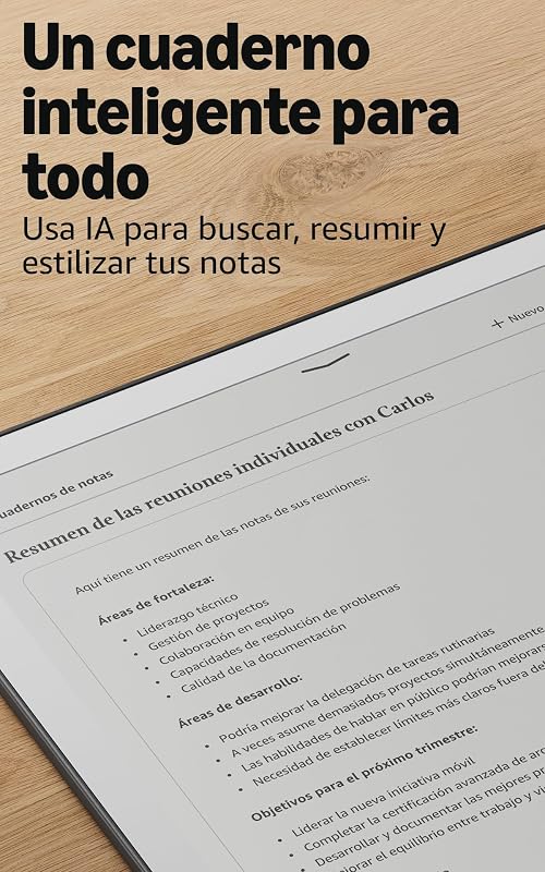 Kindle Scribe (última geração): mais fino, mais leve e mais rápido, com ecrã de 11" semelhante a papel e luz frontal; escrever em cadernos, documentos e livros (32GB)