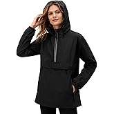 HALO RAIN Womens Rain Jacket with Hood Waterproof Lightweight Packable Pullover Rain Coat for Hiking Golf Running