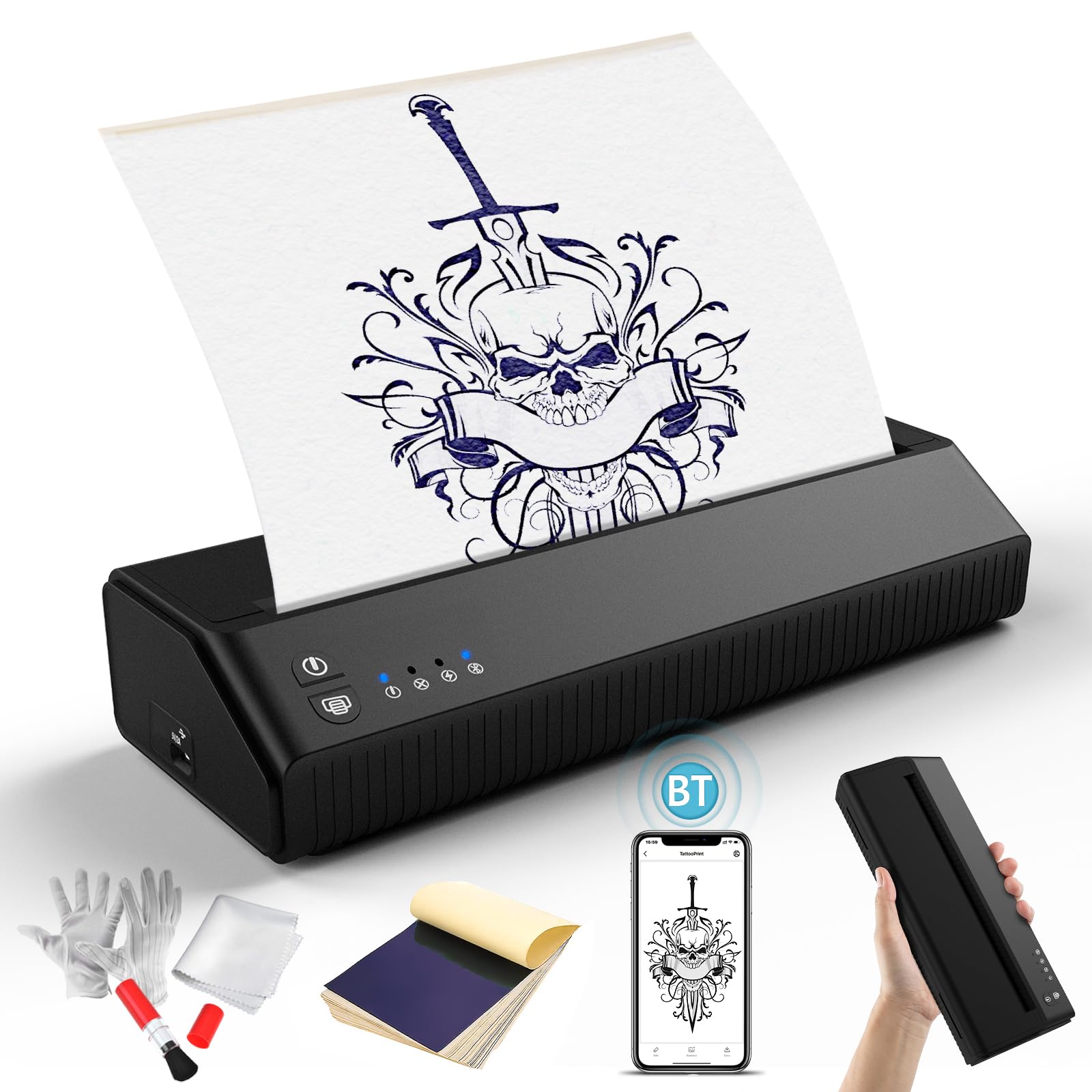 Mua Tattoo Stencil Printer, 2023 Upgrade Bluetooth Thermal Printer